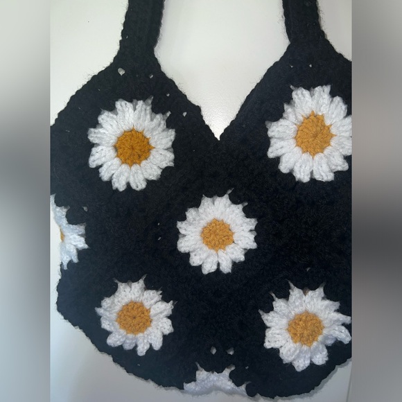 🌼Hand Crocheted Daisy Tote!🌼🥰 - Picture 8 of 14